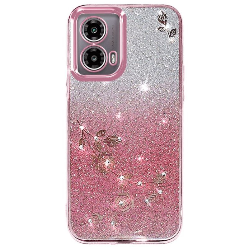 Deksel Til Motorola Edge 50 Fusion Rhinestones Og Paljetter