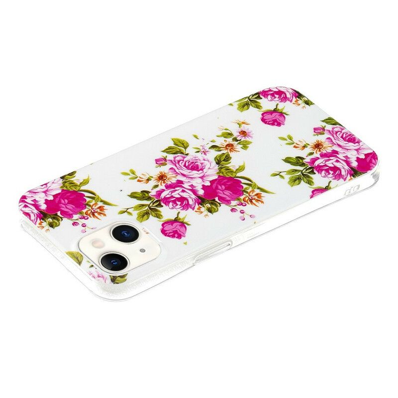 Deksel iPhone 13 Fluorescerende Liberty-blomster