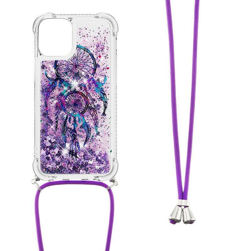 Deksel iPhone 13 Glitter Drawstring Dream Catcher