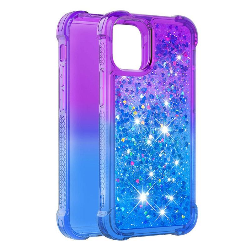 Deksel iPhone 13 Glitterfarger Beskyttelse Deksel