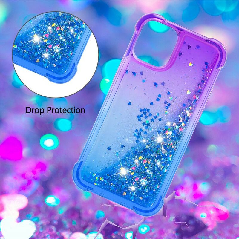 Deksel iPhone 13 Glitterfarger Beskyttelse Deksel