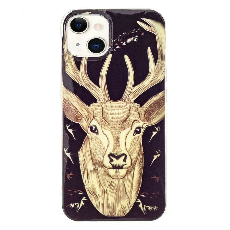 Deksel iPhone 13 Majestic Fluorescent Stag