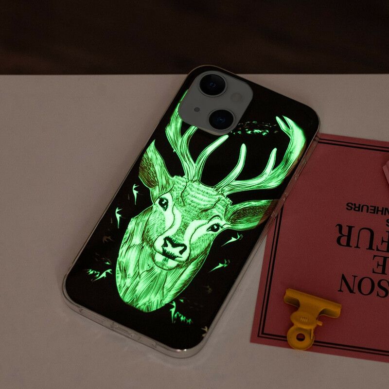 Deksel iPhone 13 Majestic Fluorescent Stag