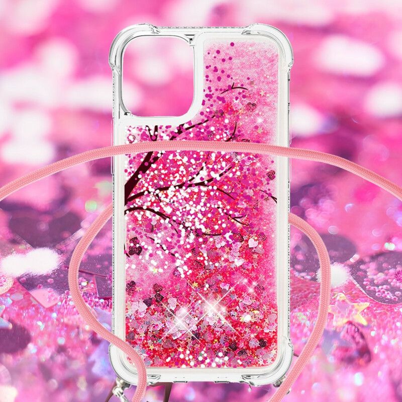 Deksel iPhone 13 Mobildeksel Glittertre Med Ledning