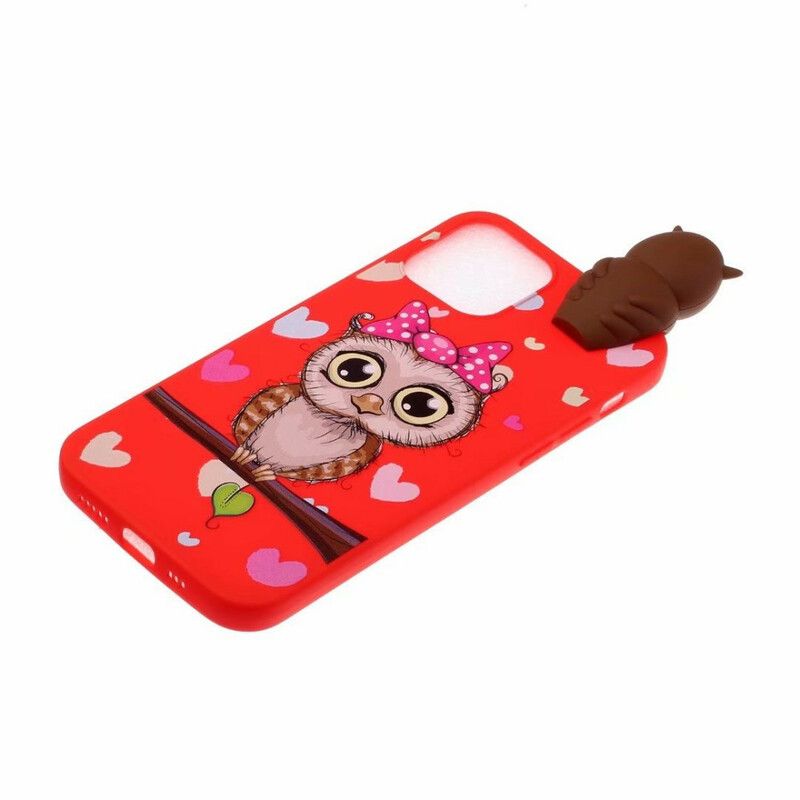 Deksel iPhone 13 Mobildeksel Miss Owl 3d