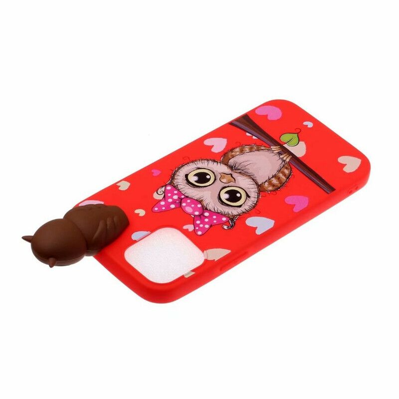 Deksel iPhone 13 Mobildeksel Miss Owl 3d