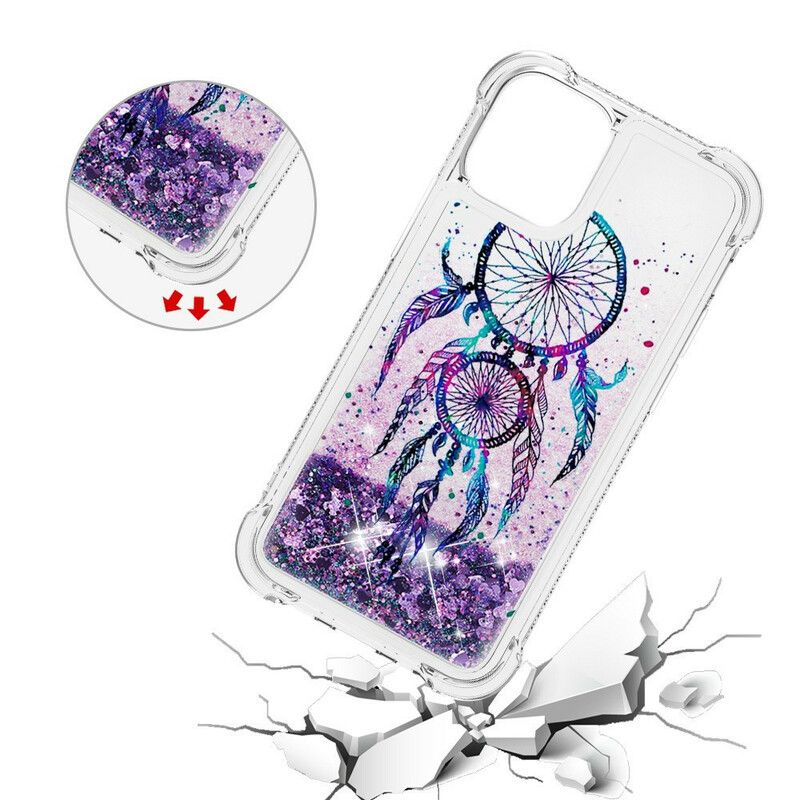 Deksel iPhone 13 Mobildeksel Sequin Dream Catcher