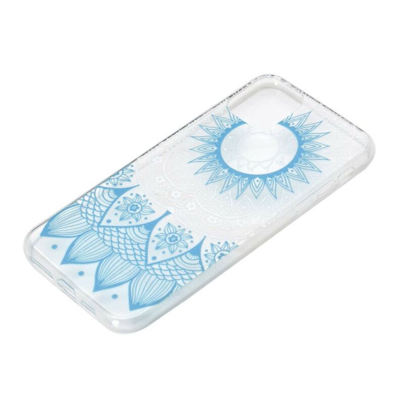 Deksel iPhone 13 Transparent Farget Mandala Beskyttelse Deksel