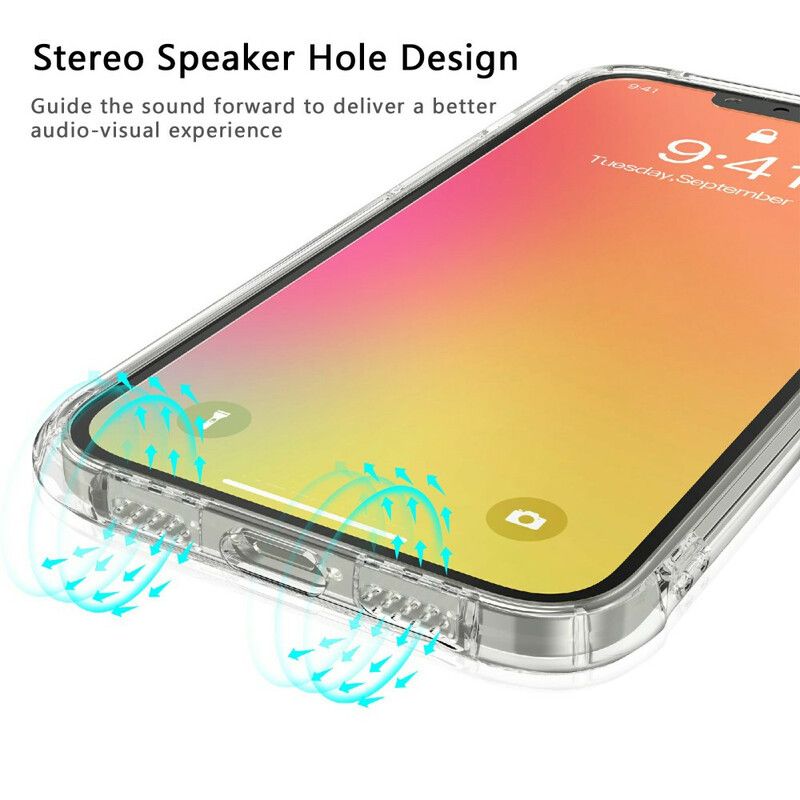 Deksel iPhone 13 Transparent Leeu Design Beskyttelse Deksel