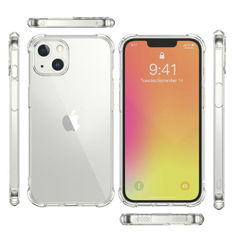 Deksel iPhone 13 Transparent Leeu Design Beskyttelse Deksel