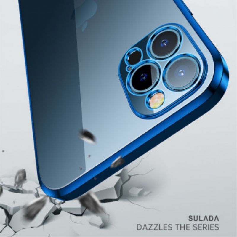 Deksel iPhone 13 Transparente Kanter Style Metal Sulada Beskyttelse Deksel