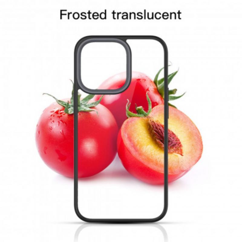 Deksel iPhone 13 Transparente Tonede Kanter