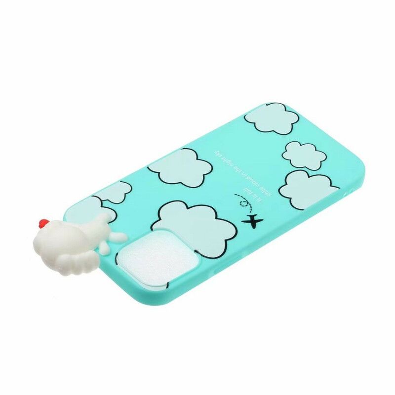 Deksel Til iPhone 13 Dog In The Clouds 3d