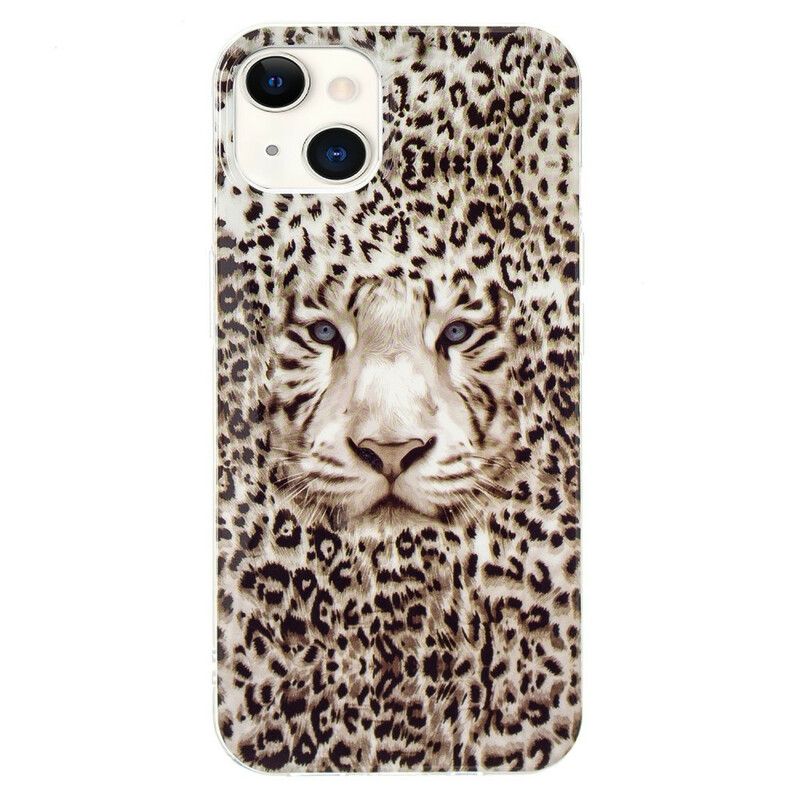 Deksel Til iPhone 13 Fluorescerende Leopard