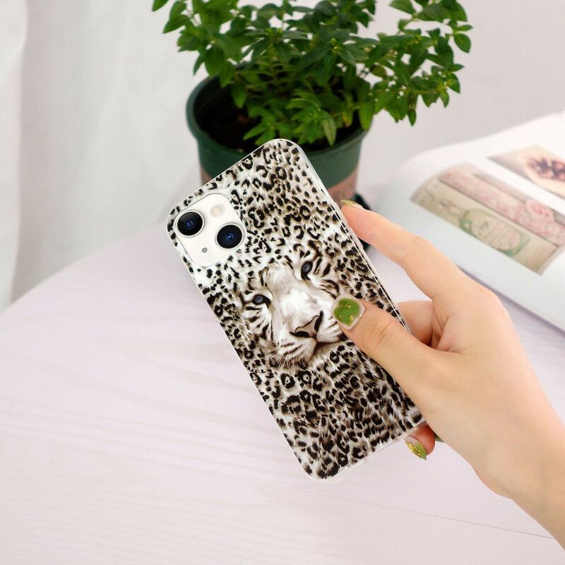 Deksel Til iPhone 13 Fluorescerende Leopard