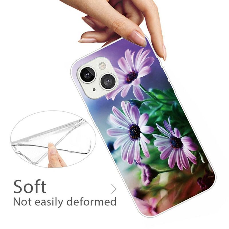 Deksel Til iPhone 13 Realistiske Blomster