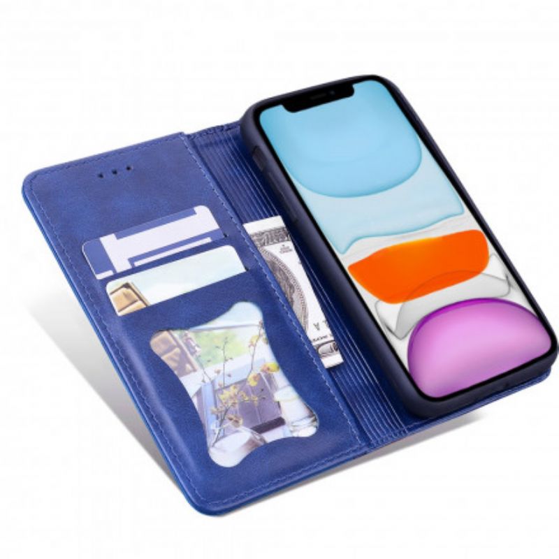 Folio Deksel iPhone 13 Bicolor Business Leather Effect