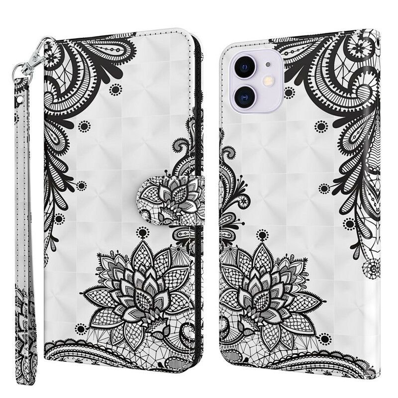 Folio Deksel iPhone 13 Blomster Blonder