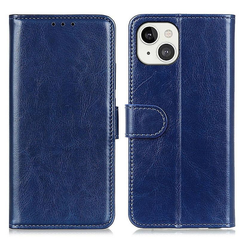 Folio Deksel iPhone 13 Faux Leather Finesse