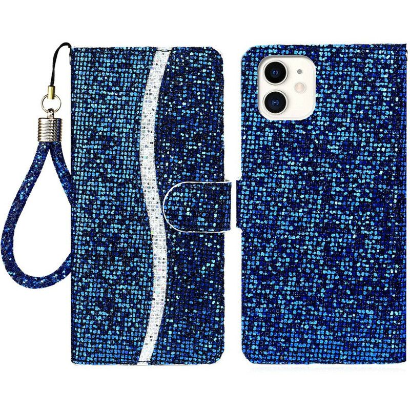 Folio Deksel iPhone 13 Glitter S Design Beskyttelse Deksel