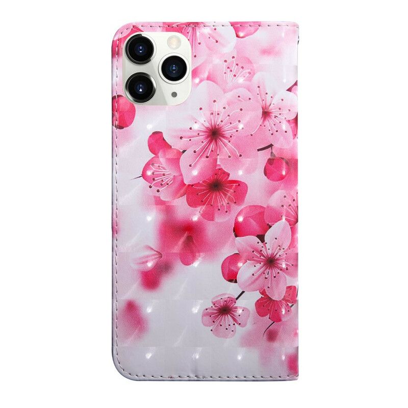 Folio Deksel iPhone 13 Light Spot Flowers Blossom