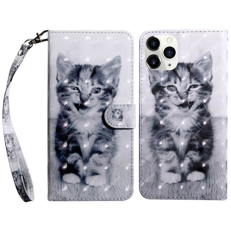 Folio Deksel iPhone 13 Light Spot Ignace The Kitten Beskyttelse Deksel