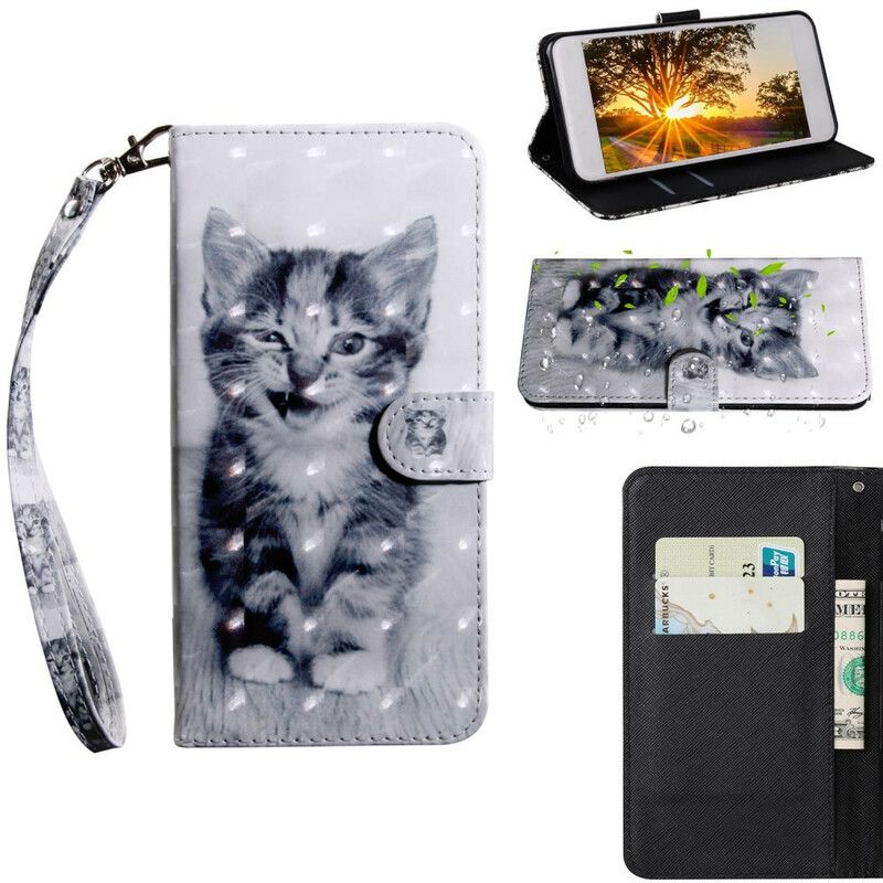 Folio Deksel iPhone 13 Light Spot Ignace The Kitten Beskyttelse Deksel