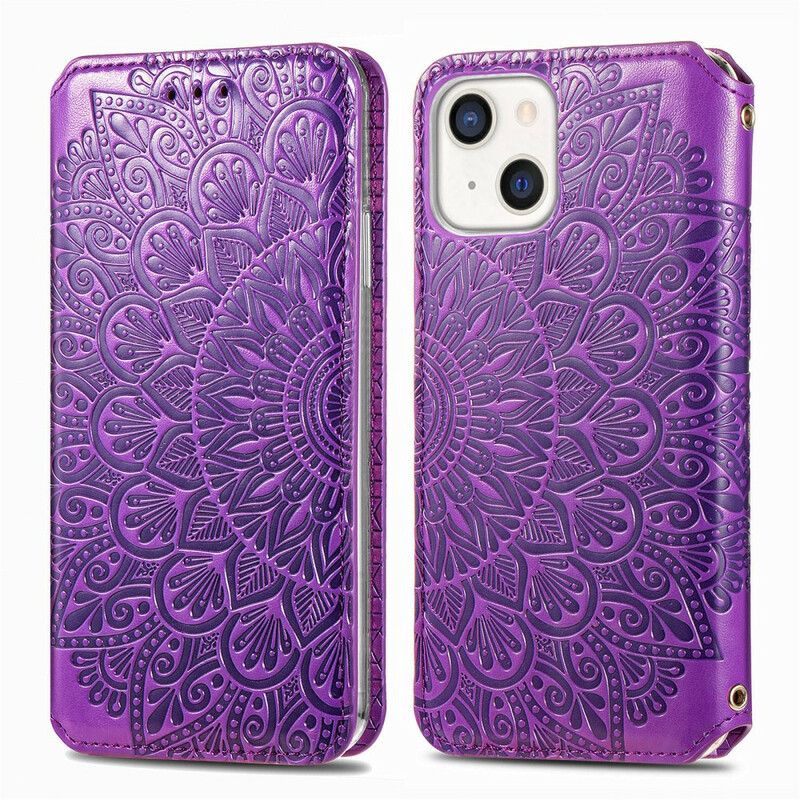 Folio Deksel iPhone 13 Mandala