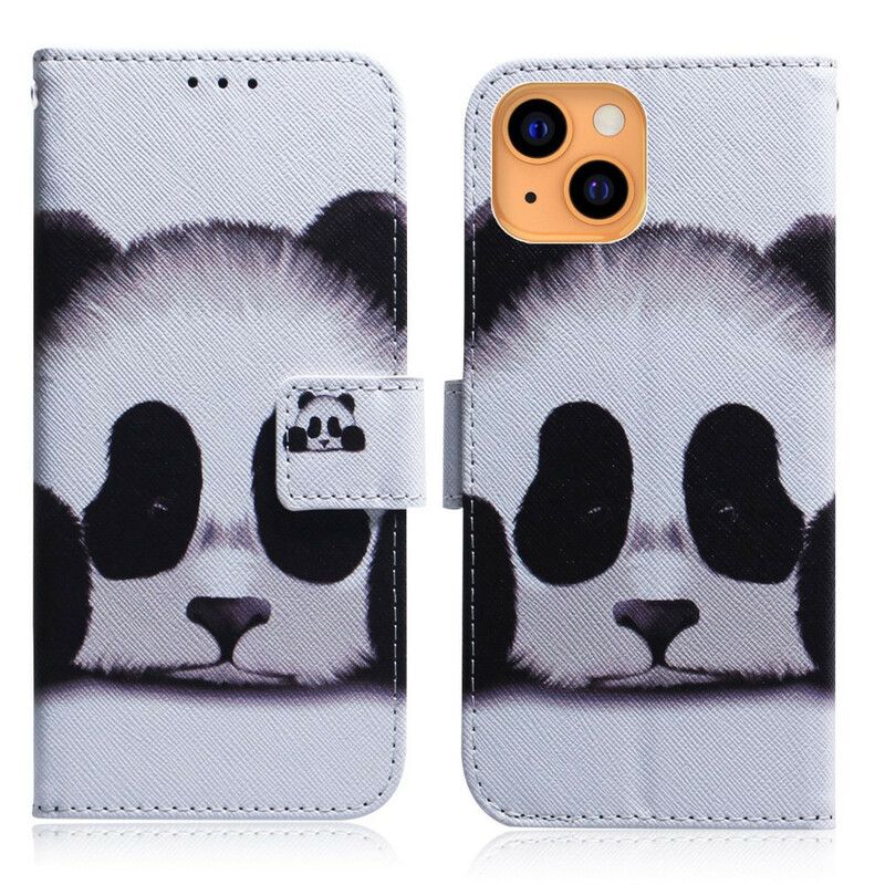 Folio Deksel iPhone 13 Panda Face