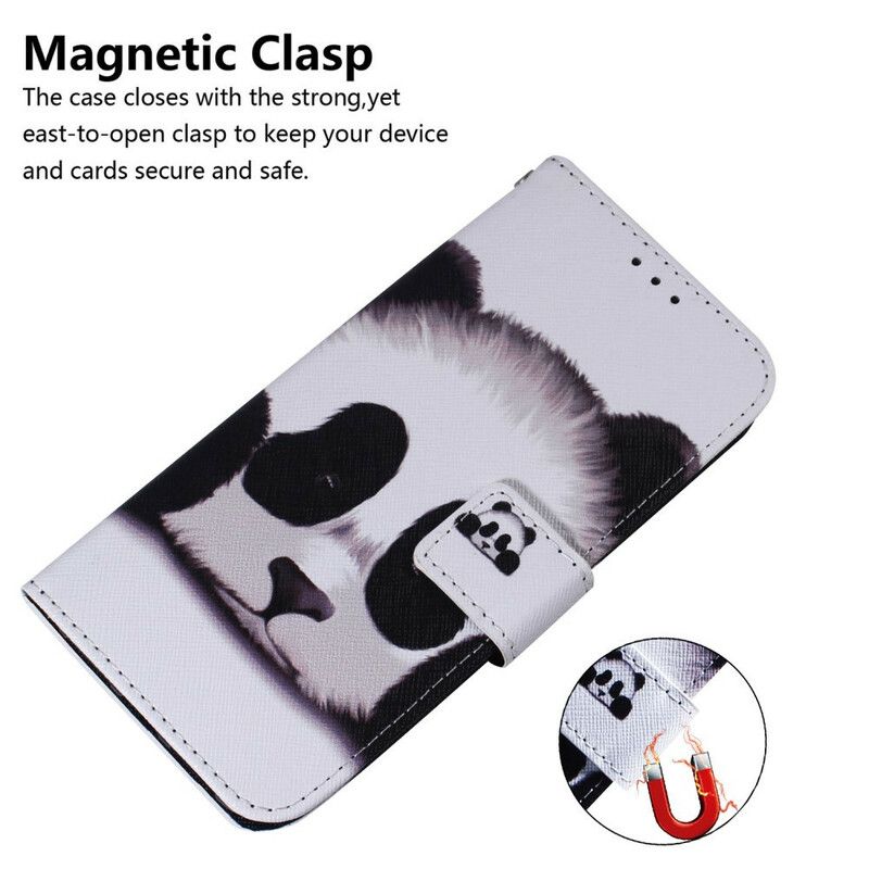 Folio Deksel iPhone 13 Panda Face