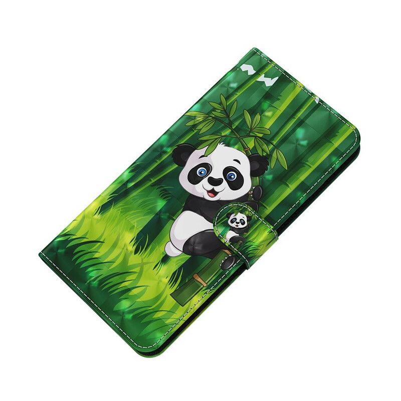 Folio Deksel iPhone 13 Panda Og Bambus