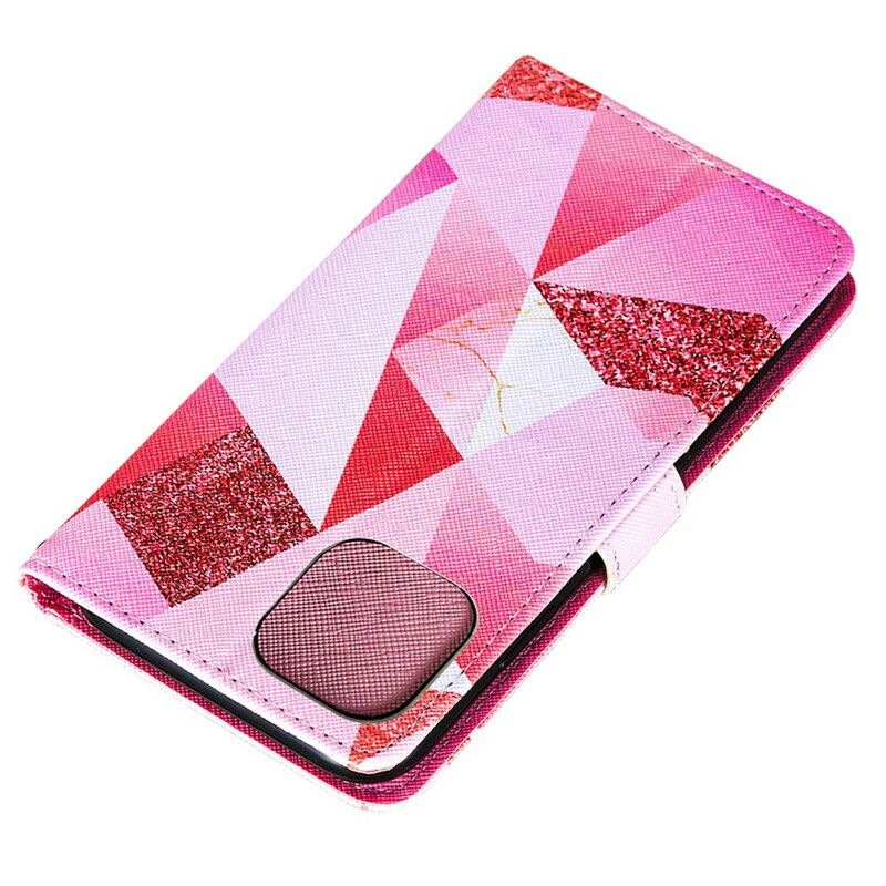 Folio Deksel iPhone 13 Pro Graphic Pink