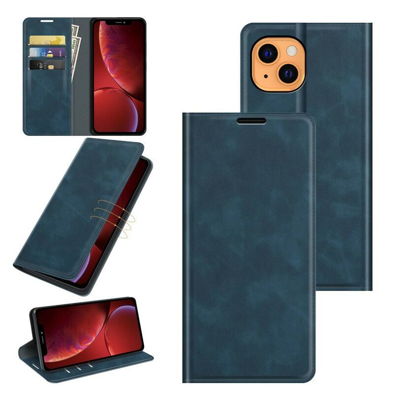 Folio Deksel iPhone 13 Skin-touch