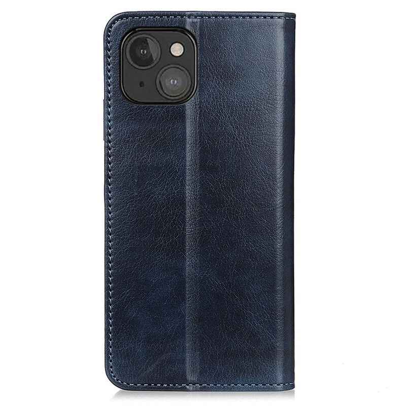 Folio Deksel Lær iPhone 13 Mobildeksel Litchi Split Leather