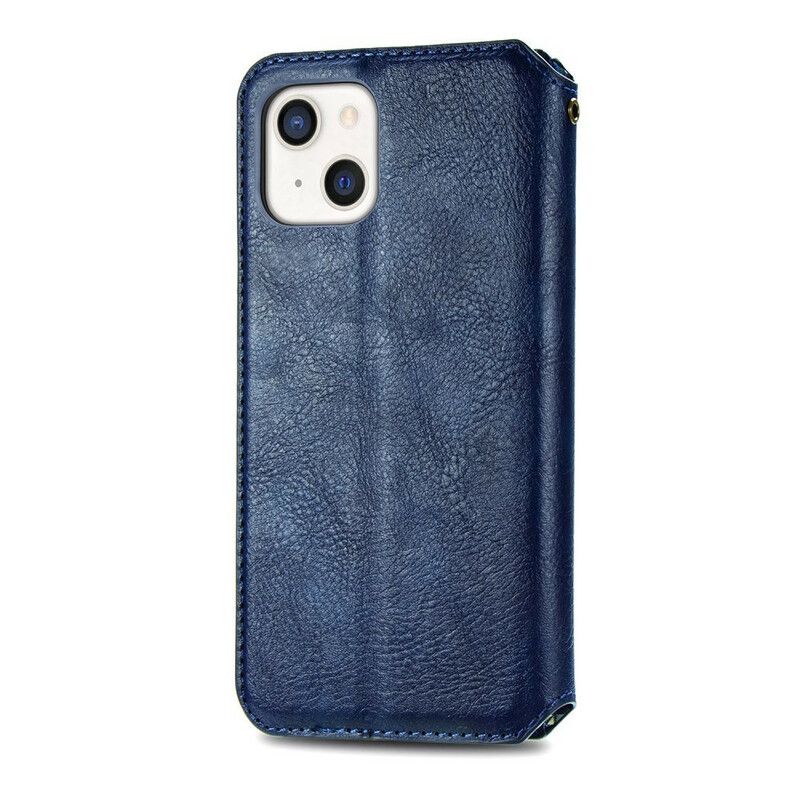 Folio Deksel Til iPhone 13 Leather Effect Diamond Texture