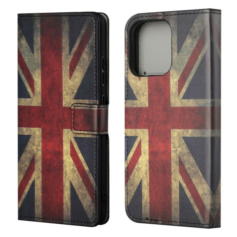 Lærdeksel Folio Deksel iPhone 13 England Flagg