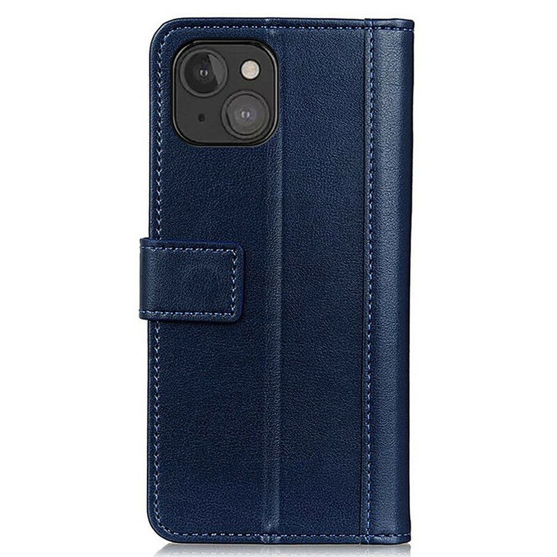 Lærdeksel Folio Deksel iPhone 13 Mobildeksel Faux Leather Ultra