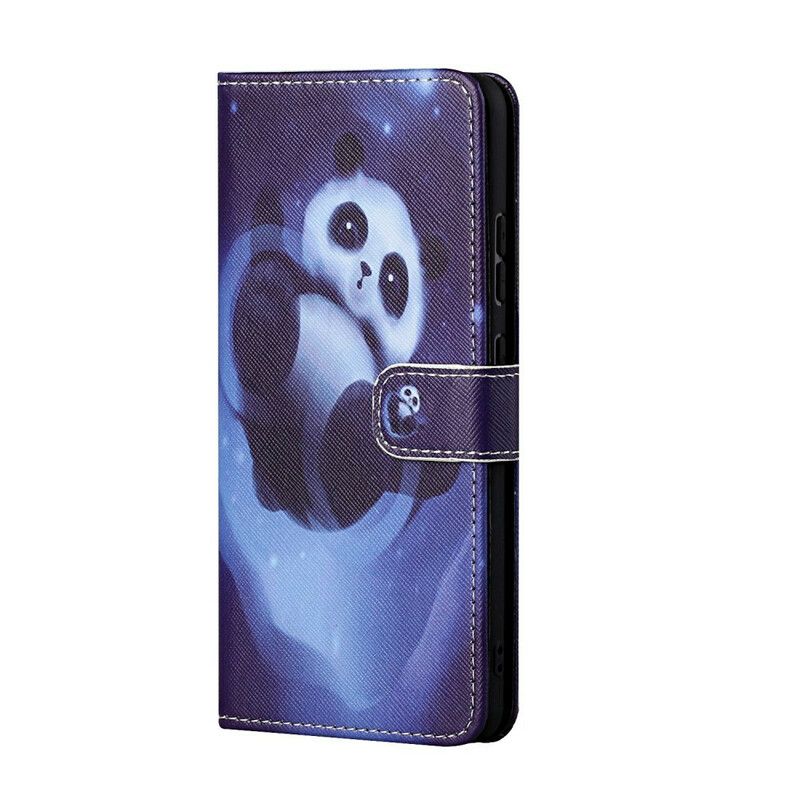 Lærdeksel Folio Deksel iPhone 13 Panda Space