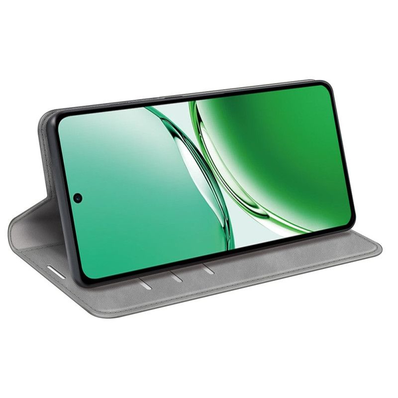 Folio Deksel Lær Oppo Reno 12f 5g Mobildeksel Klassisk