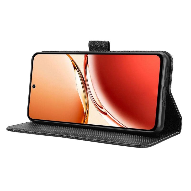 Folio Deksel Til Oppo Reno 12f 5g Strap Points