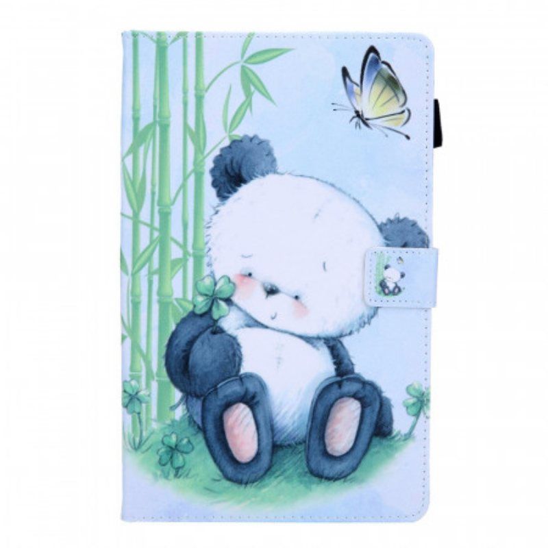 Folio Deksel Til Samsung Galaxy Tab A8 (2021) Panda I Naturen