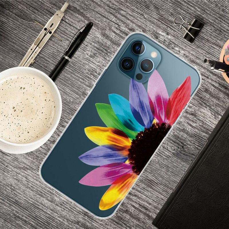 Deksel iPhone 13 Pro Max Fargerik Blomst Beskyttelse Deksel