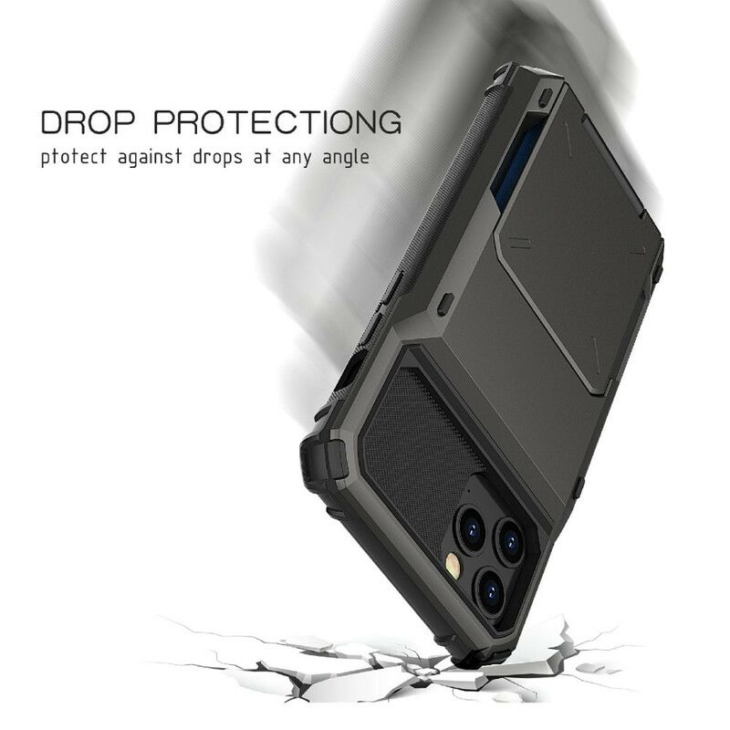 Deksel iPhone 13 Pro Max Flip Style Kortholder