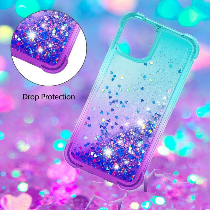 Deksel iPhone 13 Pro Max Glitterfarger