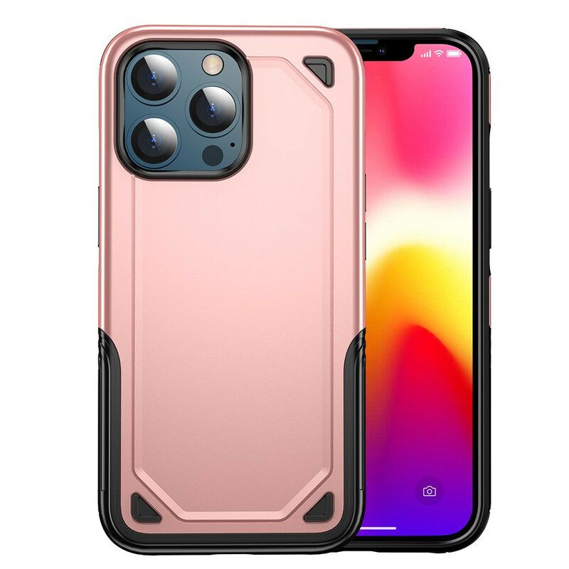 Deksel iPhone 13 Pro Max Metal Effect Armor Beskyttelse Deksel