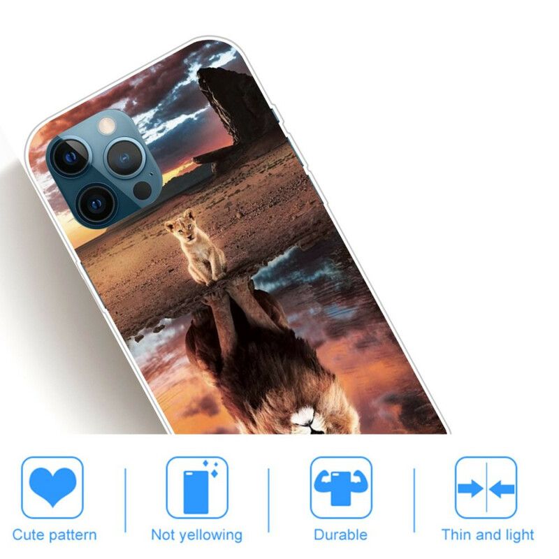 Deksel iPhone 13 Pro Max Mobildeksel Dream Of Lion Cub