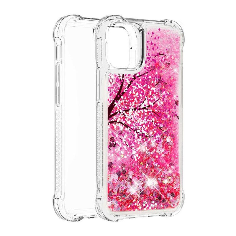 Deksel iPhone 13 Pro Max Mobildeksel Glitter Tree