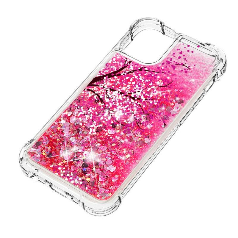 Deksel iPhone 13 Pro Max Mobildeksel Glitter Tree