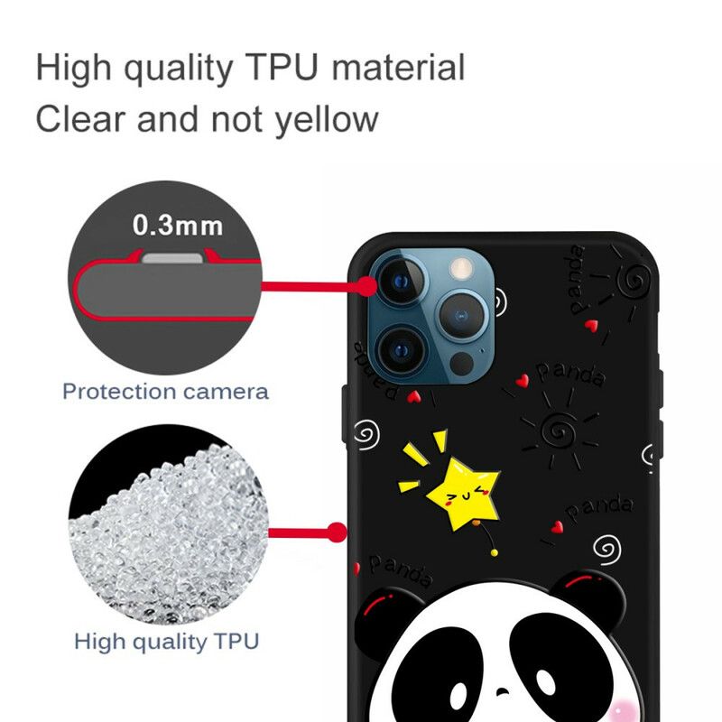 Deksel iPhone 13 Pro Max Panda Star