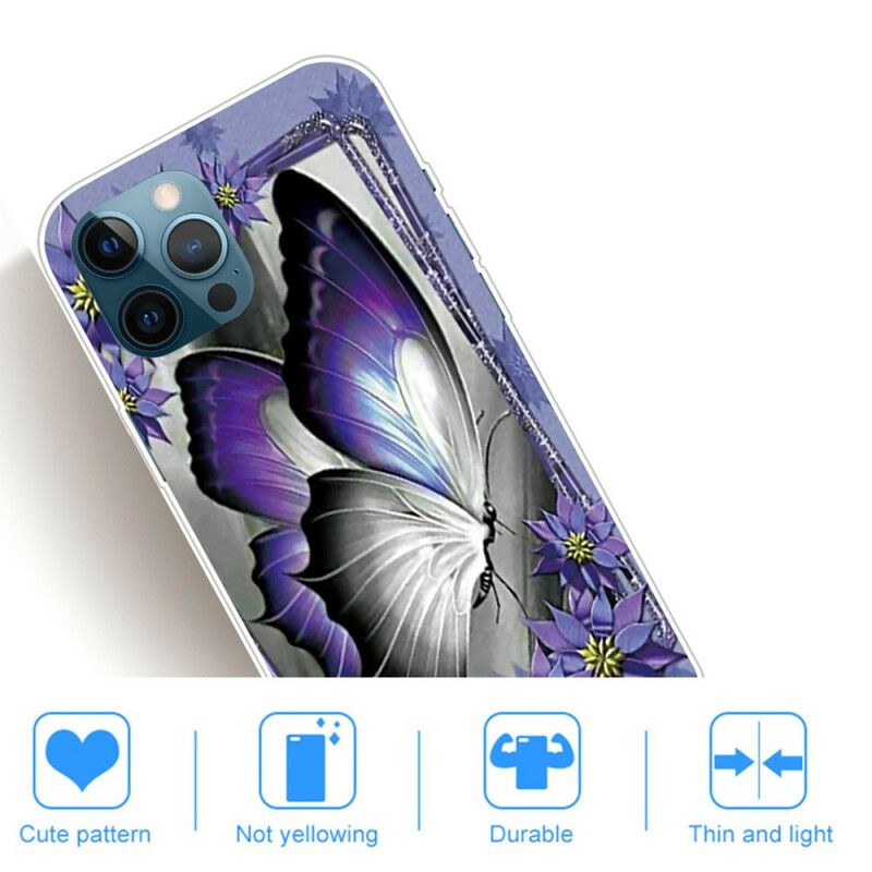 Deksel iPhone 13 Pro Max Royal Butterfly